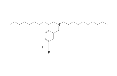 3-Trifluoromethylbenzylamine, N,N-didecyl
