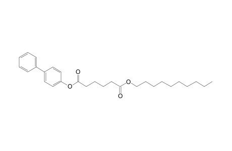 Adipic acid, 4-biphenyl decyl ester