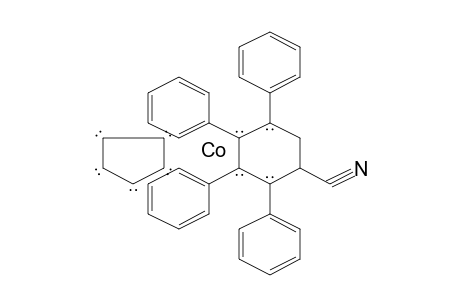 Cobalt, cyclopentadienyl-1,2,3,4-tetraphenyl-6-cyanocyclohexa-1,3-diene