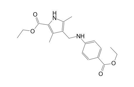 1H-pyrrole-2-carboxylic acid, 4-[[[4-(ethoxycarbonyl)phenyl]amino]methyl]-3,5-dimethyl-, ethyl ester