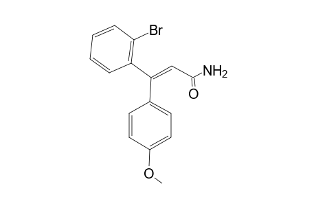 1-(Aminocarbonyl)-2-(p-methoxyphenyl)-2-(2-bromophenyl)-ethene