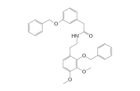 N-(2-(benzyloxy)-3,4-dimethoxyphenethyl)-2-(3-(benzyloxy)phenyl)acetamide