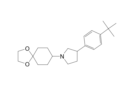 1,4-Dioxaspiro[4.5]decane, pyrrolidine derivative
