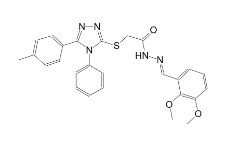 acetic acid, [[5-(4-methylphenyl)-4-phenyl-4H-1,2,4-triazol-3-yl]thio]-, 2-[(E)-(2,3-dimethoxyphenyl)methylidene]hydrazide