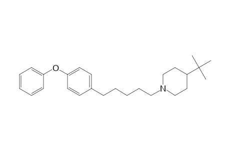 Piperidine, 4-(1,1-dimethylethyl)-1-[5-(4-phenoxyphenyl)pentyl]-