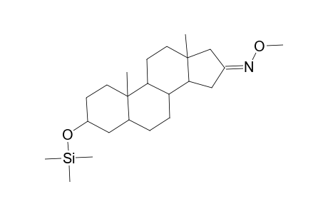 Androstan-16-one, 3-[(trimethylsilyl)oxy]-, o-methyloxime, (3.beta.,5.alpha.)-