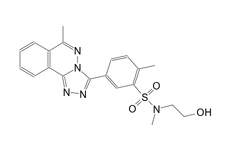N-(2-hydroxyethyl)-N,2-dimethyl-5-(6-methyl[1,2,4]triazolo[3,4-a]phthalazin-3-yl)benzenesulfonamide
