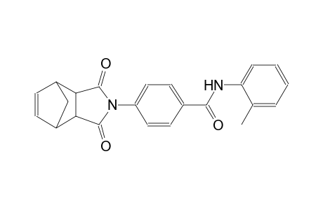 4-(3,5-dioxo-4-azatricyclo[5.2.1.0~2,6~]dec-8-en-4-yl)-N-(2-methylphenyl)benzamide