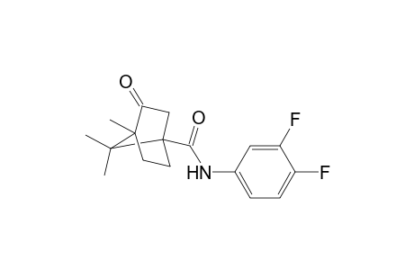 Bicyclo[2.2.1]heptane-1-carboxylic acid, 4,7,7-trimethyl-3-oxo-, (3,4-difluorophenyl)amide