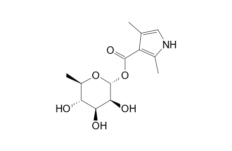 2,4-Dimethyl-2-pyrrolylylcarbonyl .alpha.-L-Rhamnopyranoside
