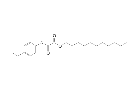 Oxalic acid, monoamide, N-(4-ethylphenyl)-, undecyl ester