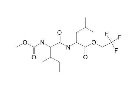 L-Isoleucyl-L-leucine-, N-methoxycarbonyl-, 2,2,2-trifluoroethyl ester