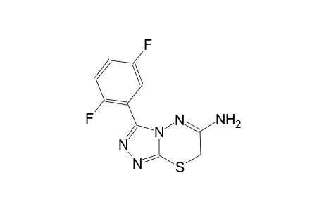 7H-[1,2,4]triazolo[3,4-b][1,3,4]thiadiazin-6-amine, 3-(2,5-difluorophenyl)-