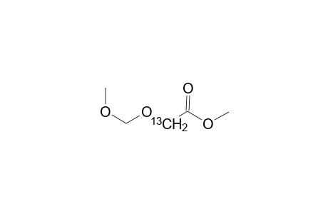 Methyl [(2-13C*)-methoxymethoxy]-acetate