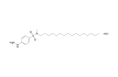 p-hydrazino-N-hexadecyl-N-methylbenzenesulfonamide, monohydrochloride