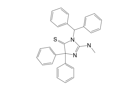4,4-DIPHENYL-1-(DIPHENYLMETHYL)-2-(METHYLAMINO)-2-IMIDAZOLINE-5-THIONE