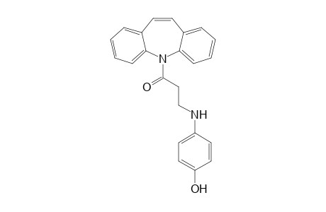 1-(5H-dibenz[b,f]azepin-5-yl)-3-(4-hydroxyphenylamino)propan-1-one