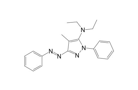 1H-Pyrazol-5-amine, N,N-diethyl-4-methyl-1-phenyl-3-(phenylazo)-