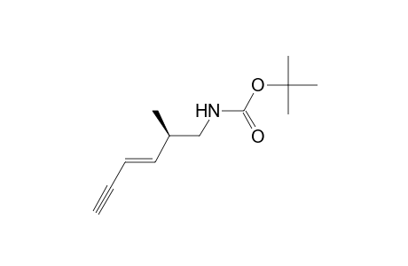 tert-Butyl N-[(2R,3E)-2-methyl-3-hexen-5-ynyl]carbamate
