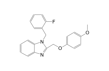 1H-benzimidazole, 1-[(2-fluorophenyl)methyl]-2-[(4-methoxyphenoxy)methyl]-