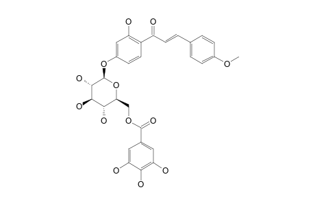 4'-O-(6''-O-GALLOYL-BETA-D-GLUCOPYRANOSYL)-2'-HYDROXY-4-METHOXYCHALCONE