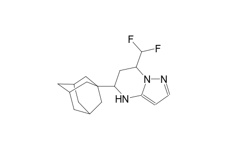 5-(1-adamantyl)-7-(difluoromethyl)-4,5,6,7-tetrahydropyrazolo[1,5-a]pyrimidine