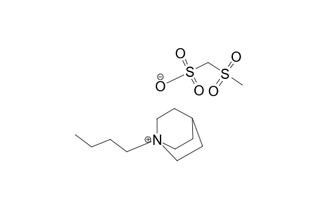 N-butylquinuclidinium-(methanesulfonyl)methanesulfonate