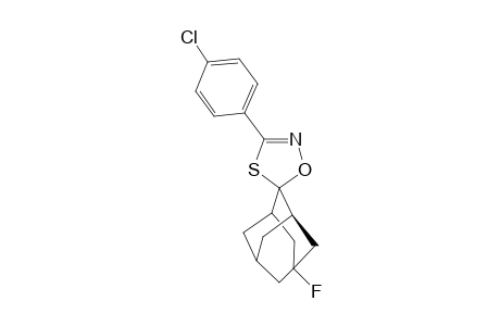 (E)-5-Fluoro-3'-(4-chlorophenyl)adamantane-2-spiro-5'-(delta.(2)-1',4',2'-oxathiazoline)