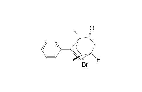 (1S,2R,4S)-2-bromanyl-2,4-dimethyl-5-phenyl-bicyclo[2.2.2]oct-5-en-8-one