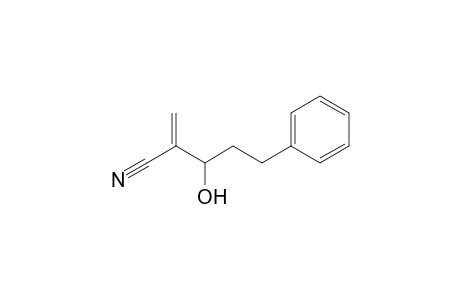 3-hydroxy-2-methylene-5-phenylpentanenitrile