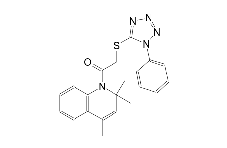 quinoline, 1,2-dihydro-2,2,4-trimethyl-1-[[(1-phenyl-1H-tetrazol-5-yl)thio]acetyl]-