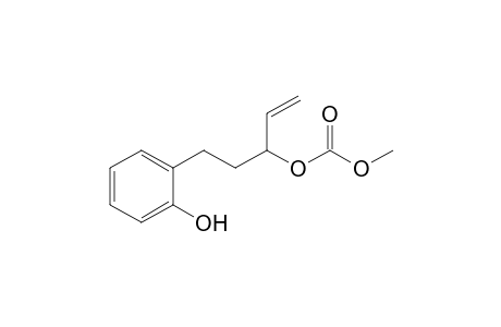 3-(2-Hydroxyphenyl)-1-vinylpropyl methyl carbonate