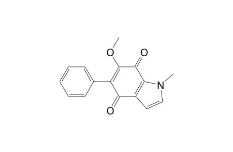 6-Methoxy-1-methyl-5-phenyl-4,7-indoloquinone