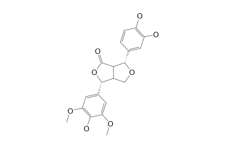 2-ALPHA-GUAICYL-4-OXO-6-ALPHA-CATECHYL-3,7-DIOXABICYCLO-[3.3.0]-OCTANE