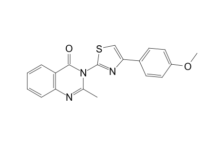 3-[4-(p-methoxyphenyl)-2-thiazolyl] -2-methyl-4 (3H)-quinazolinone