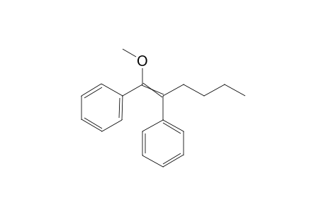 (1-methoxy-2-phenyl-hex-1-enyl)benzene