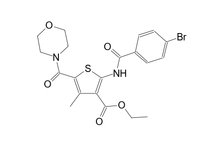 ethyl 2-[(4-bromobenzoyl)amino]-4-methyl-5-(4-morpholinylcarbonyl)-3-thiophenecarboxylate