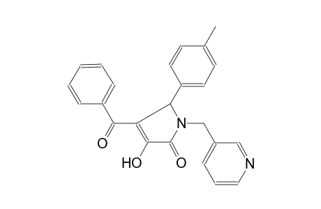 2H-pyrrol-2-one, 4-benzoyl-1,5-dihydro-3-hydroxy-5-(4-methylphenyl)-1-(3-pyridinylmethyl)-