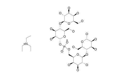 BETA-D-GALACTOPYRANOSYL-(1->4)-ALPHA-D-MANNOPYRANOSIDE-6-[BETA-D-GALACTOPYRANOSYL-(1->4)-ALPHA-D-MANNOPYRANOSYL-PHOSPHATE]-TRIETHYLAMMONIUM-SALT