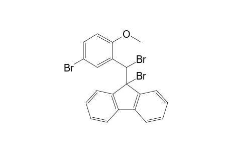 9'-Bromo-9'-(.alpha.,5-dibromo-2-methoxybenzyl)fluorene