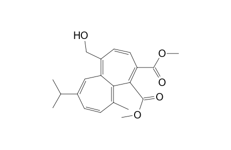 Dimethyl 1-(hydroxymethyl)-9-isopropyl-6-methylheptalene-4,5-dicarboxylate