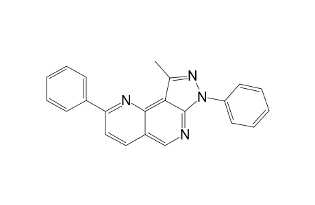 9-Methyl-2,7-diphenyl-7H-pyrazolo[3,4-h][1,6]naphthyridine