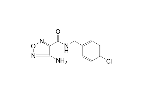 1,2,5-oxadiazole-3-carboxamide, 4-amino-N-[(4-chlorophenyl)methyl]-