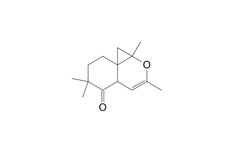 6H-Benzo[c]cyclopropa[b]pyran-5(4aH)-one, 1,1a,7,8-tetrahydro-1a,3,6,6-tetramethyl-, (1a.alpha.,4a.beta.,8aR*)-