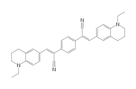 1,4-Benzenediacetonitrile, .alpha.,.alpha.'-bis[(1-ethyl-1,2,3,4-tetrahydro-6-quinolinyl)methylene]-
