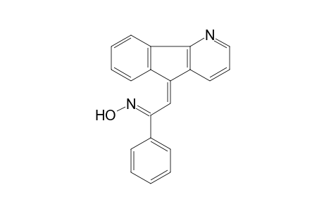 Ethanone, 2-(5H-indeno[1,2-b]pyridinylidene)-1-phenyl-, oxime