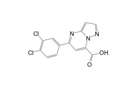 pyrazolo[1,5-a]pyrimidine-7-carboxylic acid, 5-(3,4-dichlorophenyl)-