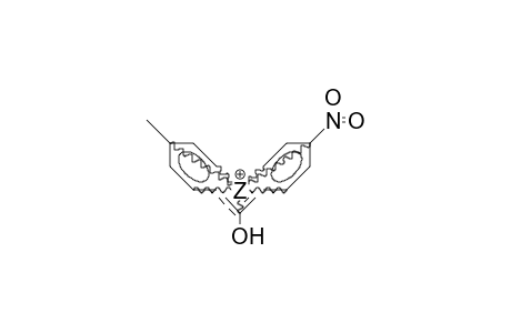 4-Tolyl-4-nitrophenyl-hydroxy-carbenium cation