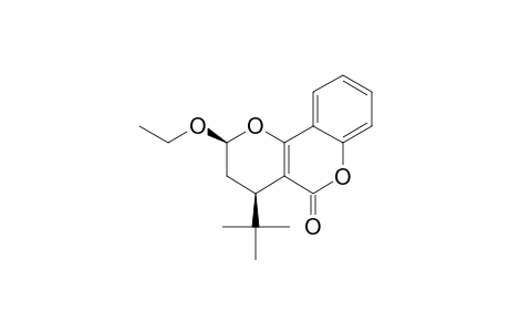 CIS-3,4-DIHYDRO-2-ETHOXY-4-TERT.-BUTYL-2H,5H-PYRANO-[3,2-C]-[1]-BENZOPYRAN-5-ONE