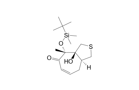 (1S*,2R*,7S*)-2-[(tert-Butyldimethylsilyl)oxy]-1-hydroxy-2-methyl-9-thiabicyclo[5.3.0]dec-4-en-3-one